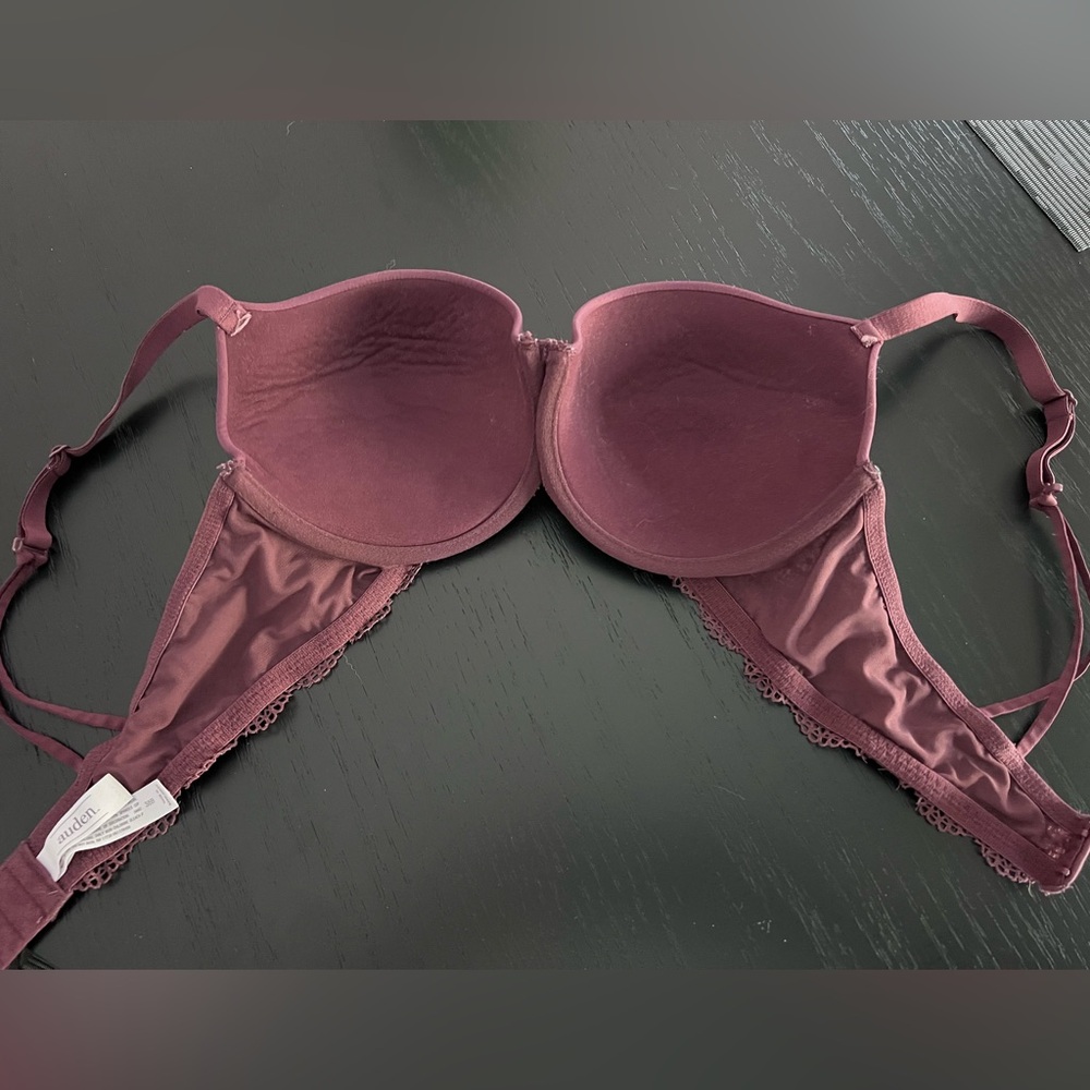 🛍️Auden Brown Lace Trimmed Bra - Picture 3 of 7